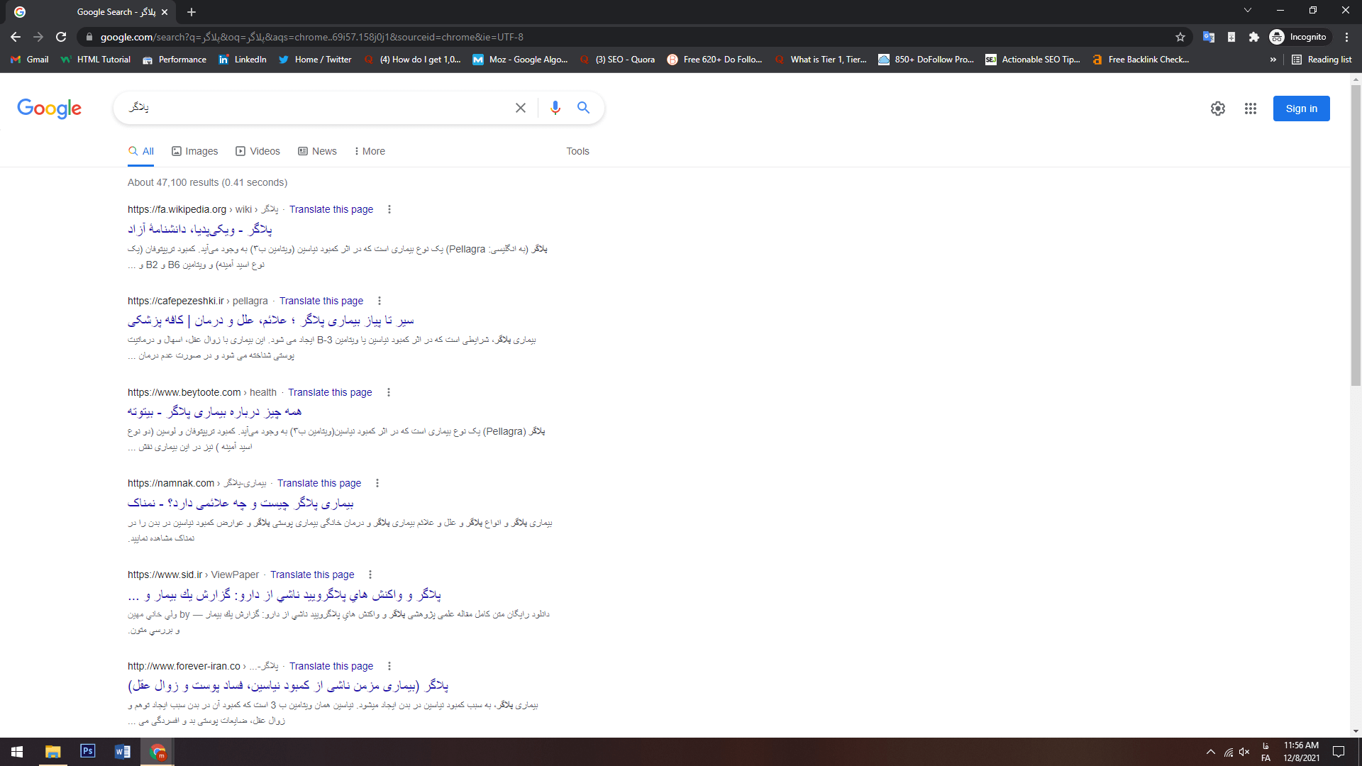 رتبه 6 با کلمه کلیدی