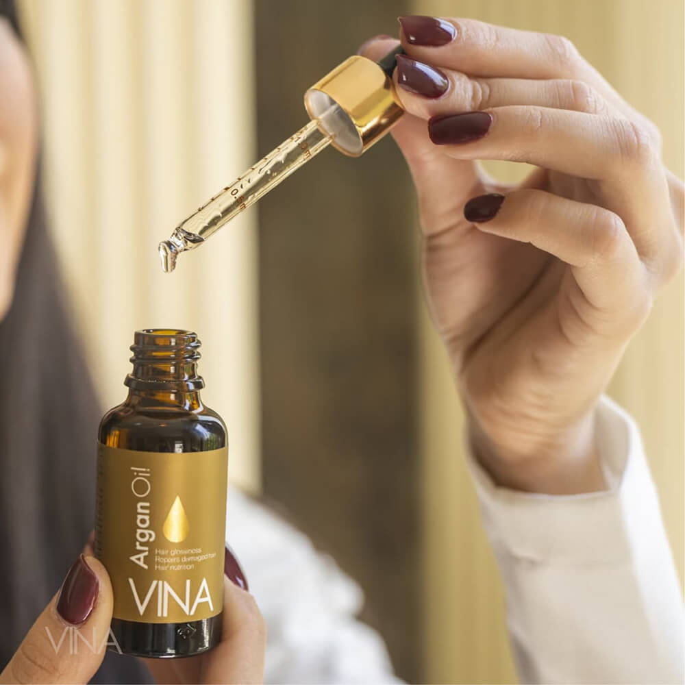 عکاسی روغن آرگان برند وینا