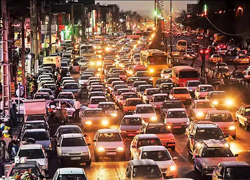 ترافیک و شلوغی تهران