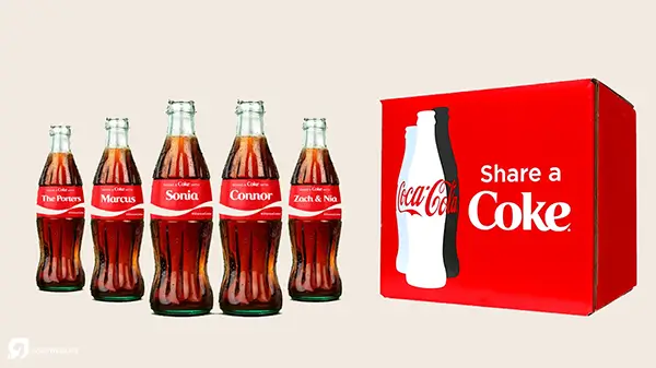 کمپین وایرال مارکتینگ ShareACoke کوکاکولا