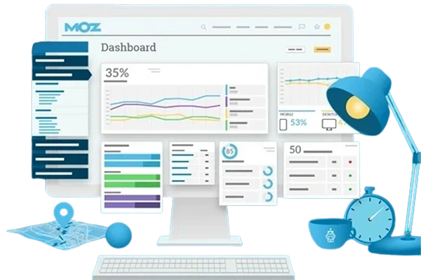 Moz Pro: بررسی اعتبار دامنه و لینک‌ها