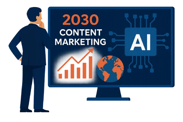 نقش هوش مصنوعی (AI) در بازاریابی محتوا تا سال ۲۰۳۰
