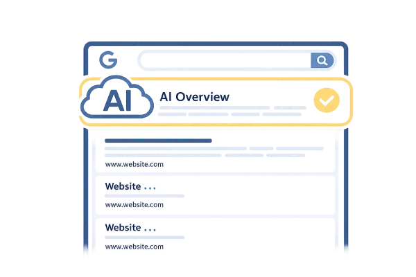 جایگاه نمایش AI Overviews در صفحه نتایج گوگل