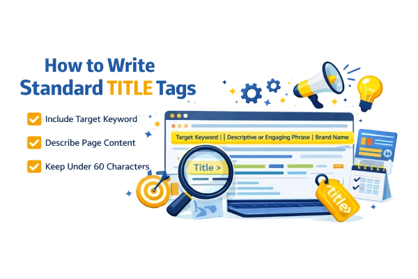 چگونه تگ تایتل استاندارد بنویسیم ؟
